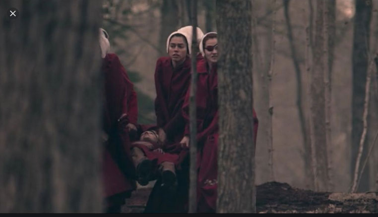 “The Handmaid’s Tale” – Netflix TV series – Jasmina Colbeck-Bhola as a young Handmaid who fled with a group in the woods. (Extra role) – Netflix